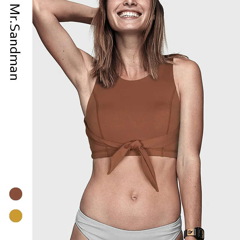 Сексуальный спортивный бюстгальтер с открытой спиной широкий бандажный