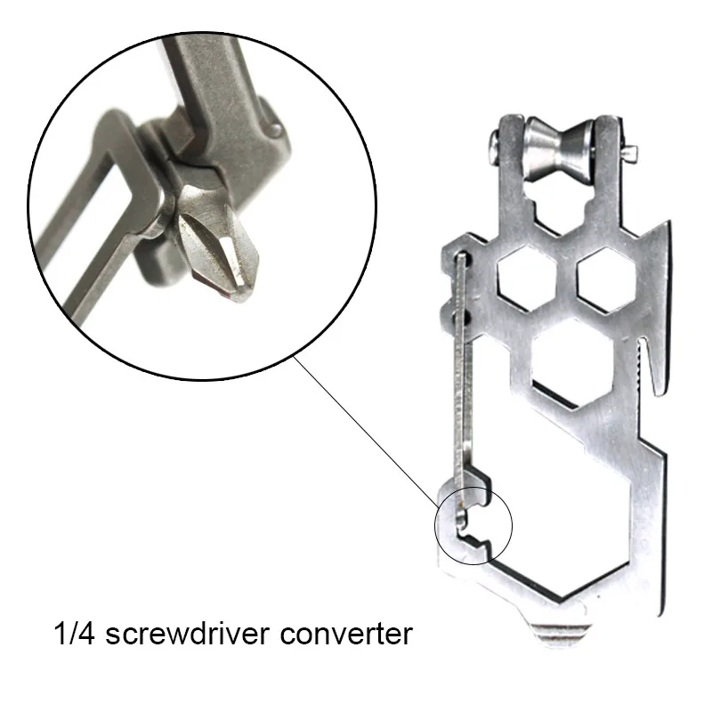EDC Quickdraw Карабин Кемпинг аварийное оборудование открывалка для бутылок в форме