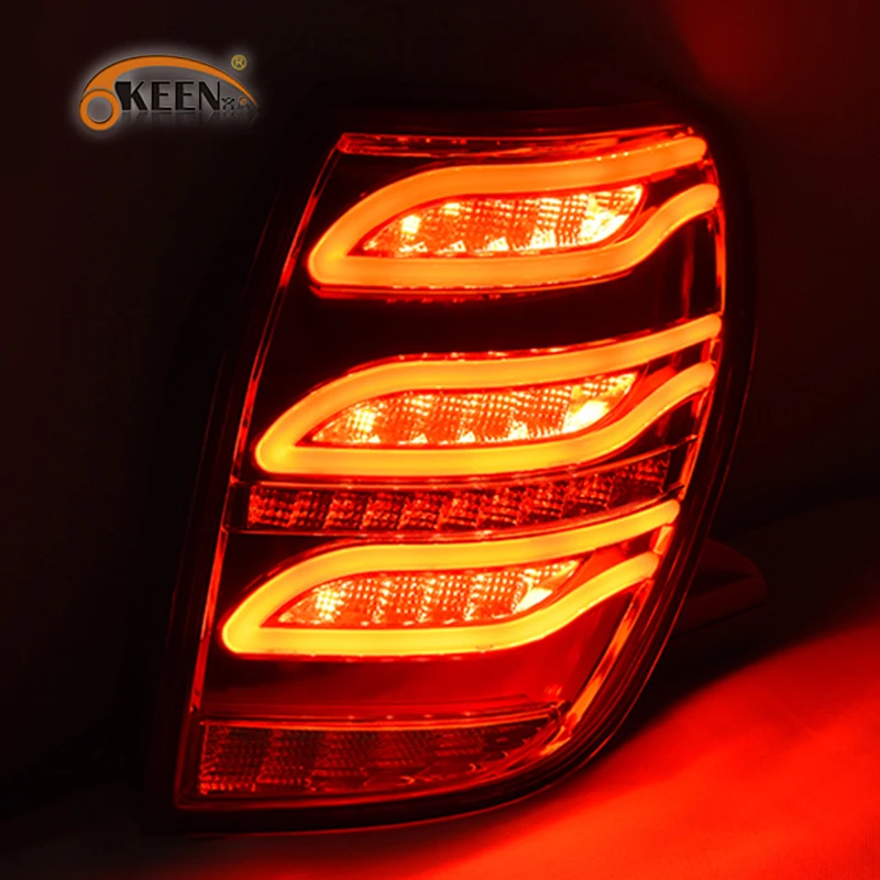OKEEN 2 шт. светодиодный задние фонари для Chevrolet Captiva 2006 2007 2008 2009 2010 2011 2012 2013 15 торможения Поворотная лампа