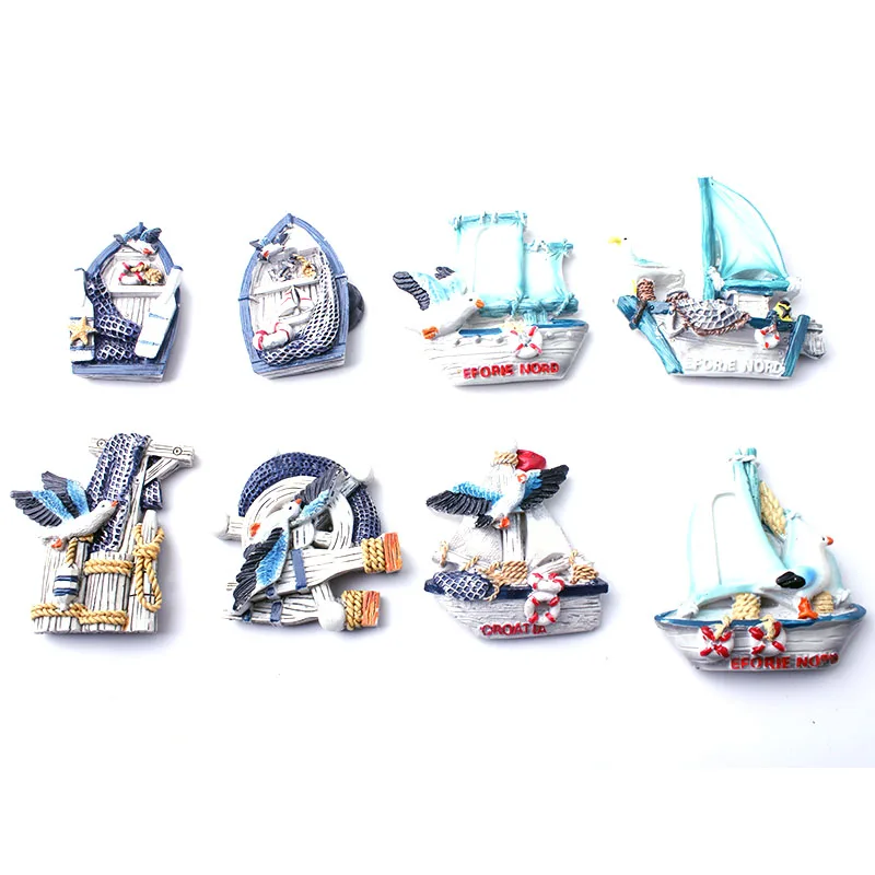 8 шт. Новинка 3D магнит на холодильник для голубей сувенир домашний декор Хорватия