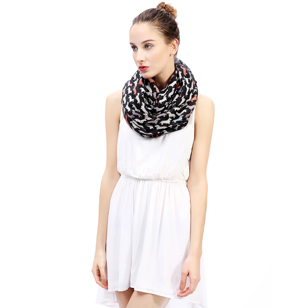 Маленькая Собака Такса с рисунком животных Женский легкий подарок аксессуары