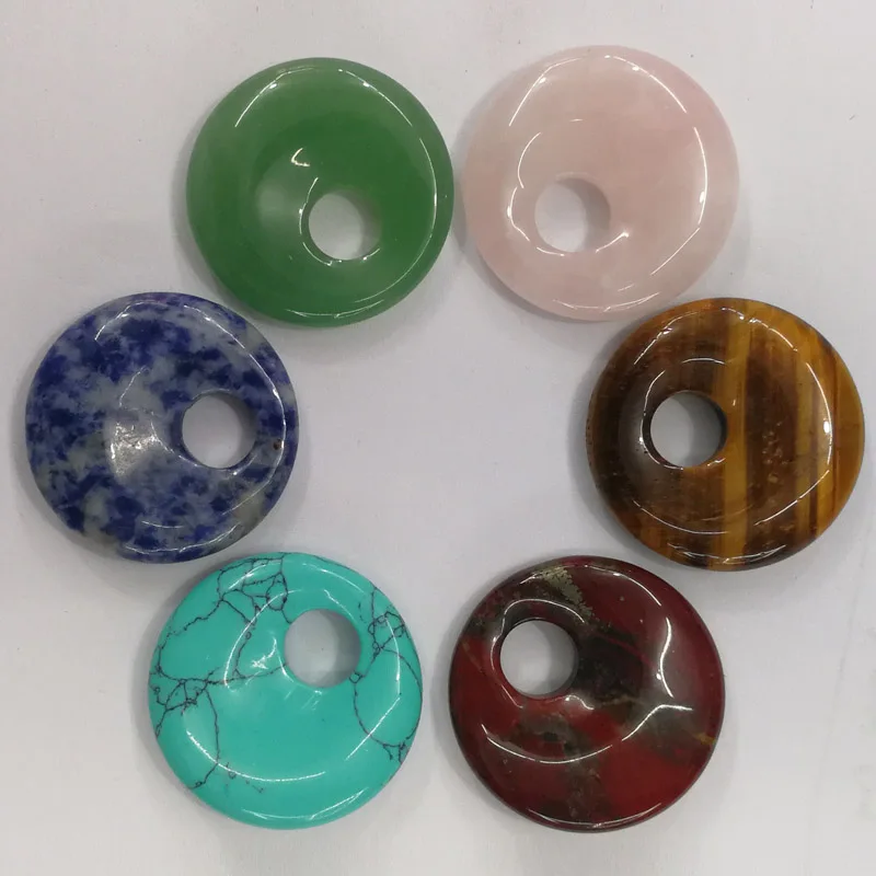 Модные бусины из натурального камня хорошего качества 12 шт./лот 30 мм для