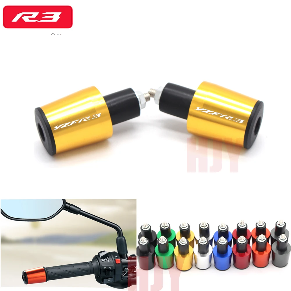 Мотоциклетные аксессуары 1/4 &quot22 мм ручки руля крышка Заглушки для Yamaha YZF R3 7/8 2014 2015
