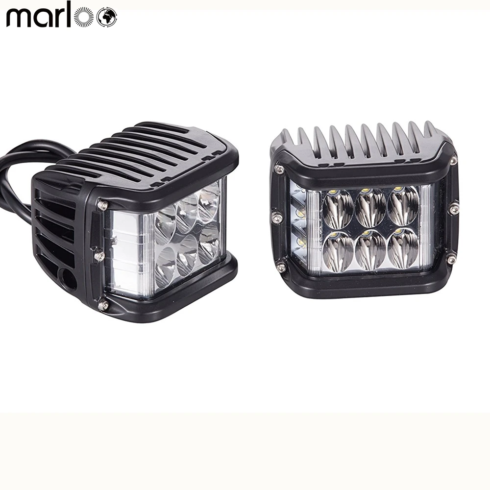 

2pcs White Amber Blue Red Side Braight 4 Inch LED Work Lights 36W Car Truck ATV SUV Boat 4WD Motorcycle Lamp