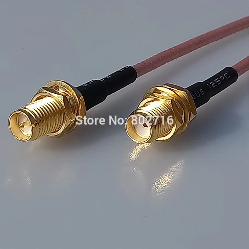 100 шт./лот RP SMA женский Jack RG316 косички кабелем до РФ удлинитель 15 см/50 см/100 см |