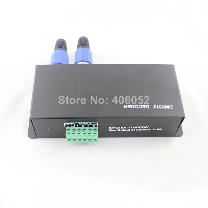 Декодер DMX512 4CH 4x8A для RGB светодиодной ленты 12 в 24 В постоянного тока бесплатная