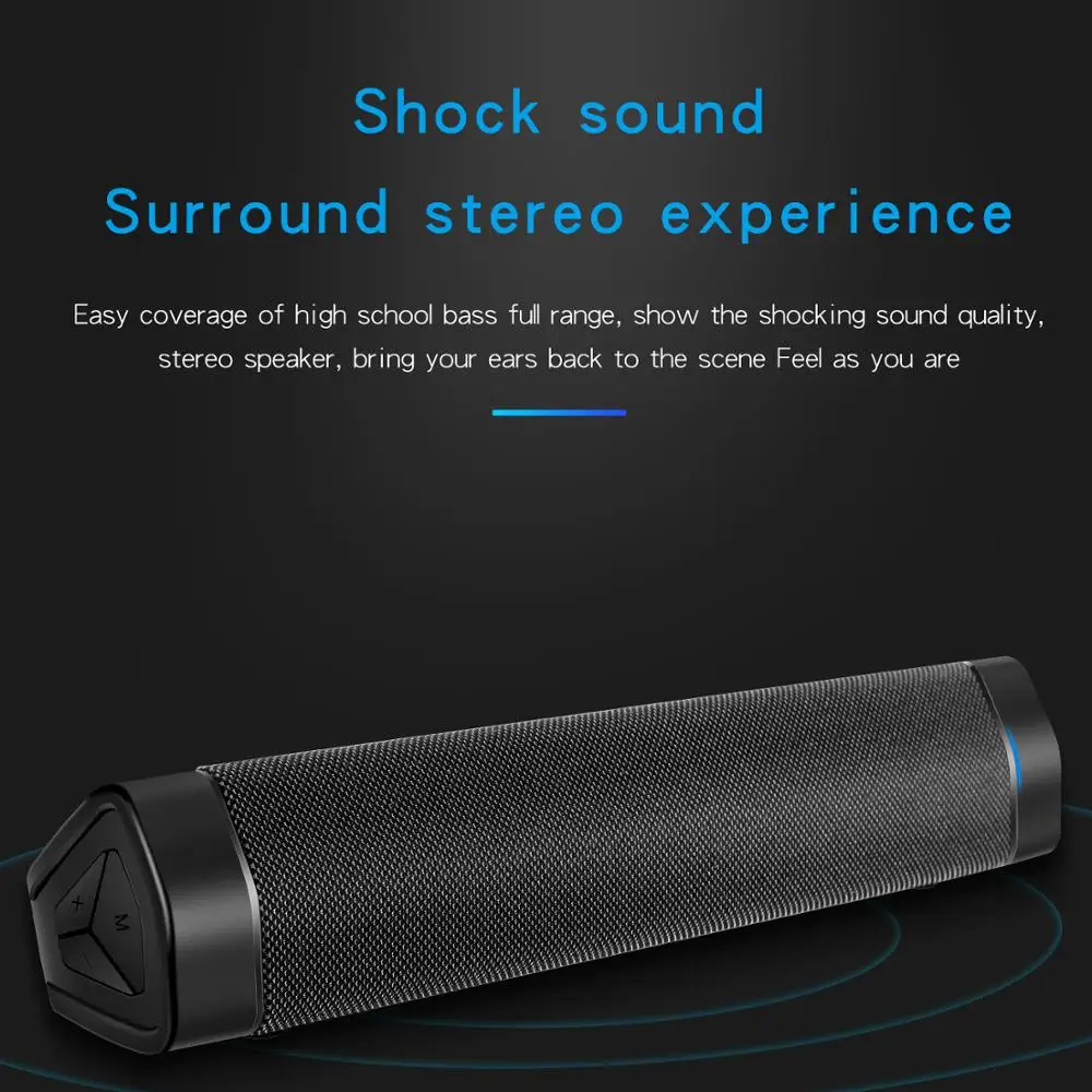 Беспроводная bluetooth колонка S9 Водонепроницаемая настольная звуковая