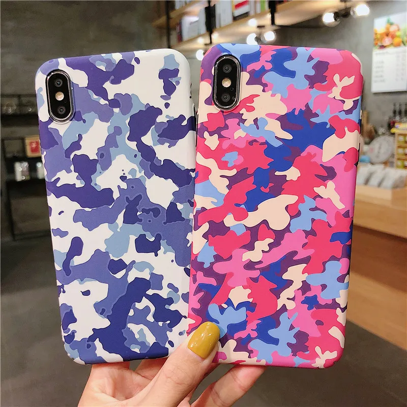 Camouflage Shockproof Mobile Shell Phone Case For iPhone 8 7 6 6s plus X XS MAX XR Cases Luxury Cover Coque |