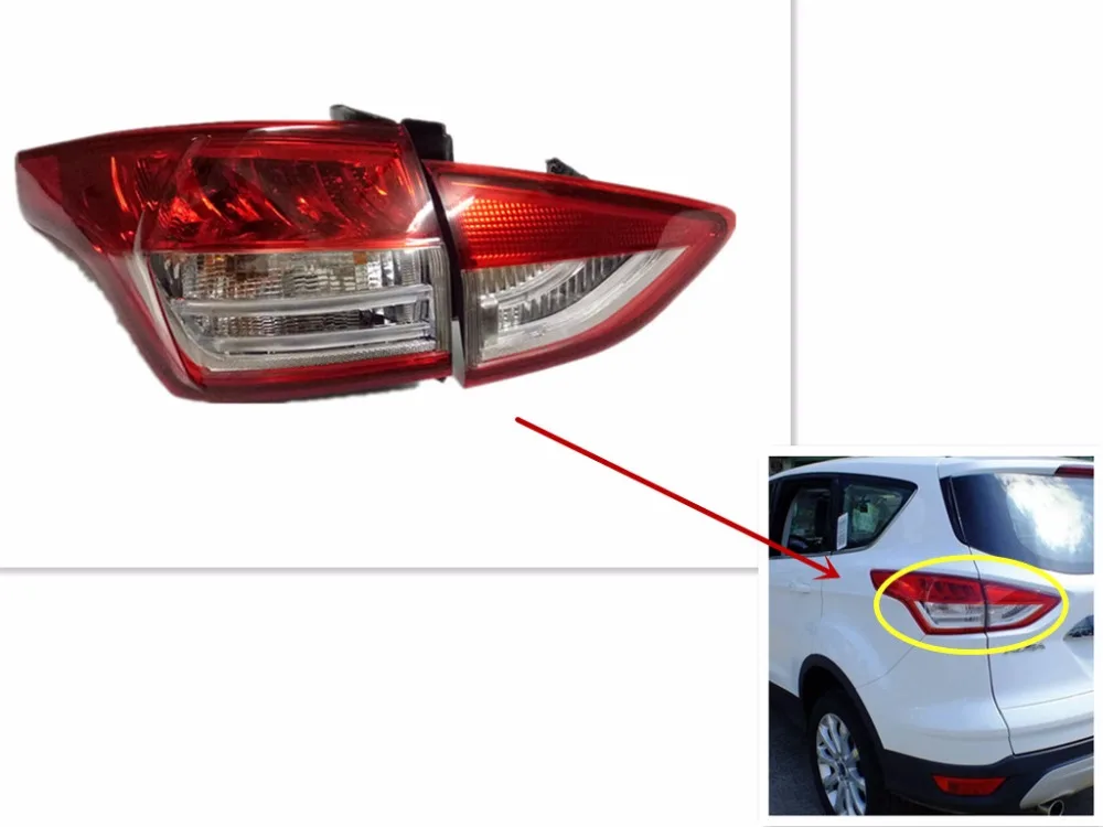 Задний фонарь для стайлинга автомобилей 4 шт. Ford Kuga Escape 2013-2016 светодиодный