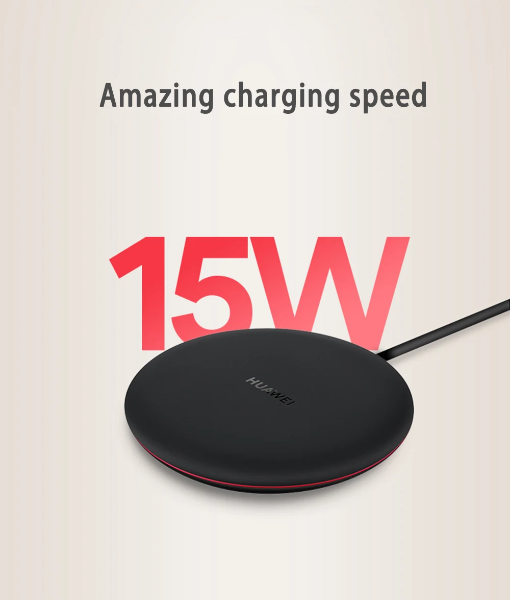 Huawei Оригинальное QI Беспроводное зарядное устройство CP60 Max 15 Вт быстрое зарядное устройство для iphone Xs Max/XR/X/huawei Mate20 Pro/RS Galaxy S9
