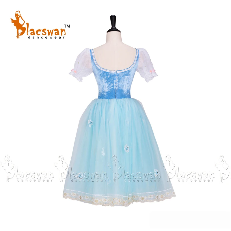 Peasant Style Lise Custom Handmade Professional Long Ballet Dresses Blue Romantic Tutu BT718 | Тематическая одежда и