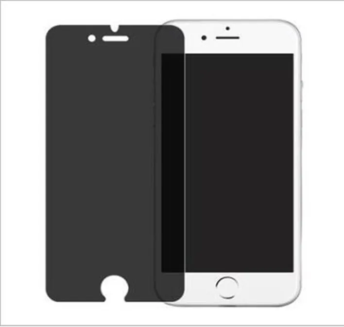 9H 0.3mm Anti Spy Quality Tempered Glass Screen Protector for iphone 7 7Plus Anti-shatter Privacy Protection Film free shipping | Мобильные