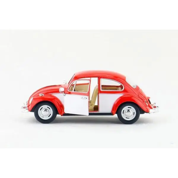 Детская Классическая модель автомобиля-жука Kinsmart 1967 Volkswagen KT7002C 7 дюймов литые