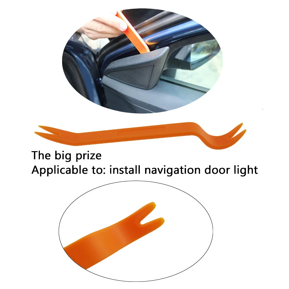 

5Pcs Auto Trim Removal Tool Kit Door Clip Panel Trim Removal Tool Fastener Remover