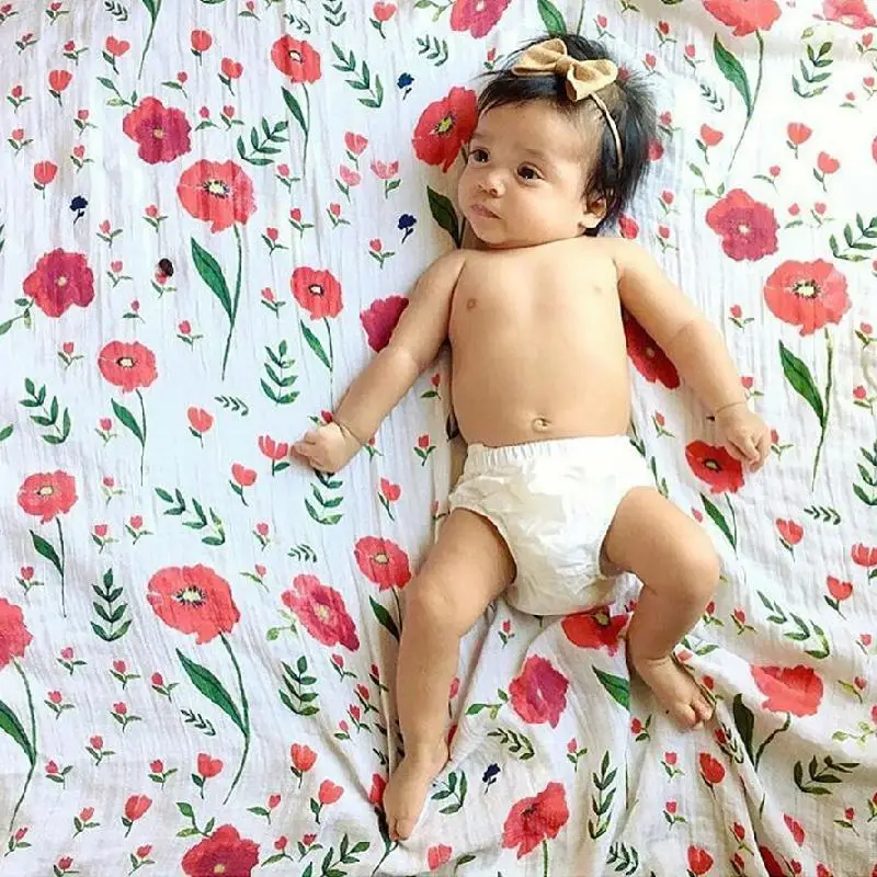 Одеяло детское из 120 хлопка х 100% см|muslin blanket|baby blanketblanket for newborn |