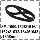 SUMRAY HTD8M зубчатый ремень 8M-480/488/496/512/504/520/528/536/544/552 мм Резиновый Ремни Round 20/25/30 мм Ширина ремня синхронный ремень