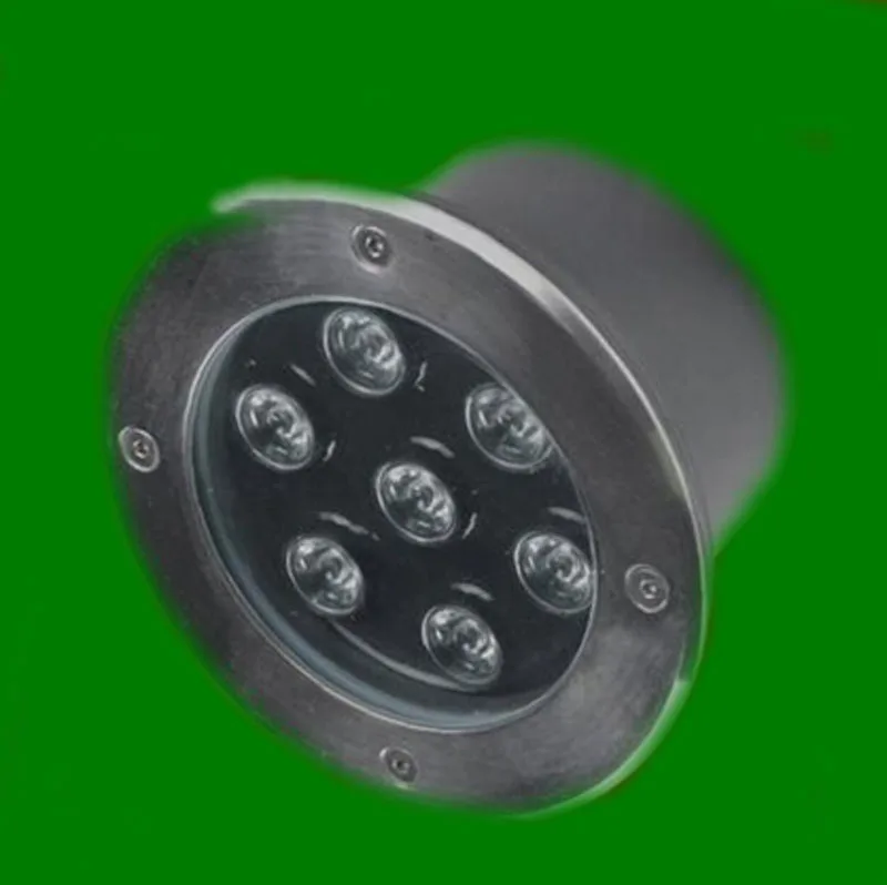 12 шт./лот 7 Вт Водонепроницаемый IP68 LED подземный свет напольный садовый путь пол