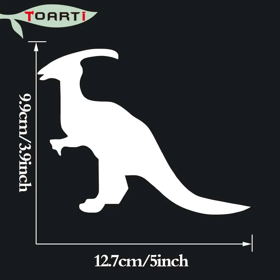 Hadrosaur наклейки для животных милые автомобиля с динозавром съемные