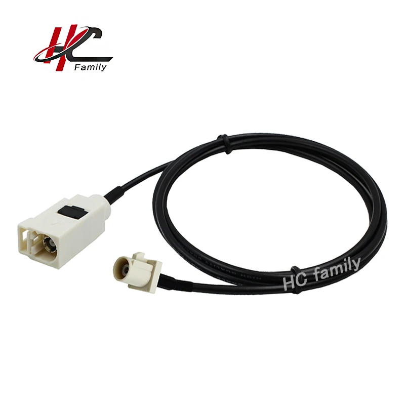 3 м 118 &quotБелый FAKRA B Jack to white Plug Cable assembles RG174 для Radio DAB | Обустройство дома