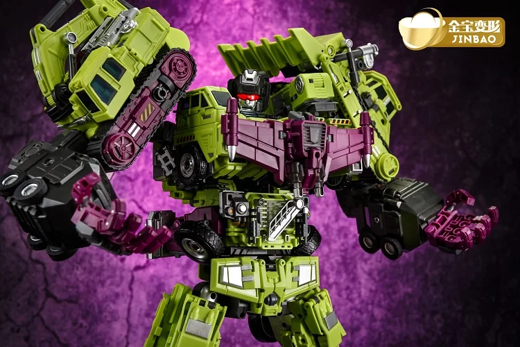 JinBao Devastator трансформация G1 GT негабаритных 6 в 1 Bonecrusher скребок Гравитация Mixmaster крюк ко фигурка Робот Игрушки
