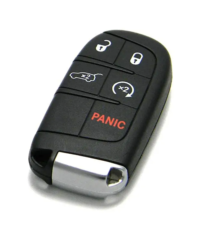Keyecu OEM 5 Button Remote Prox Smart Key Fob Push To Start For Jeep Grand Cherokee 2014 2015 FCC ID:M3N-40821302 P/N: 68143505 |
