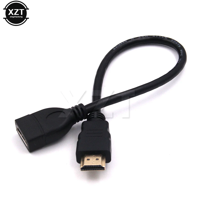 Новинка HDMI штекер гнездо переходник Удлинительный кабель Шнур проводной