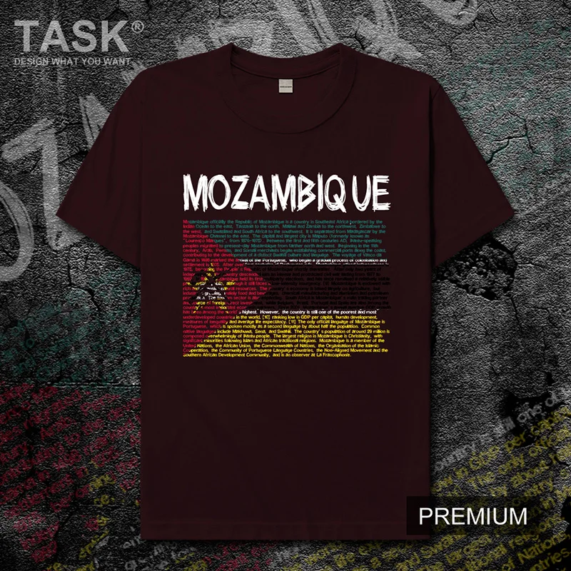 MOZ Mozambican Мужская футболка Новые Топы футболки Одежда с коротким рукавом свитер