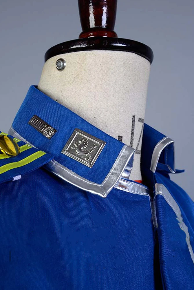 Цельнометаллический костюм алхимика для косплея Roy Mustang Униформа пальто
