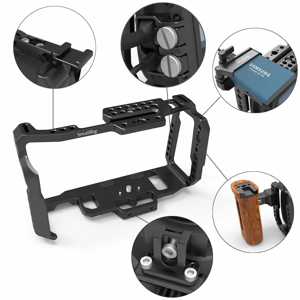 SmallRig для BMPCC 4K Dslr Камера клетка для blackmagic Design карман Кино Камера 4K видео съемки Защитная клетка новые-2203