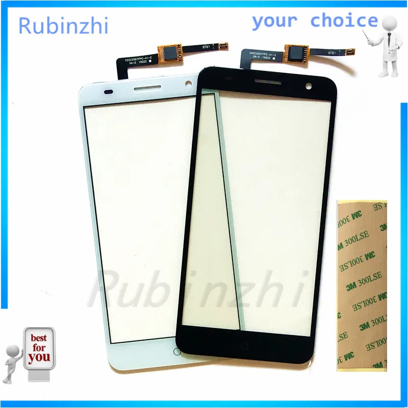 Цифровой преобразователь сенсорного экрана RUBINZHI для ZTE Blade V7 сенсорная панель