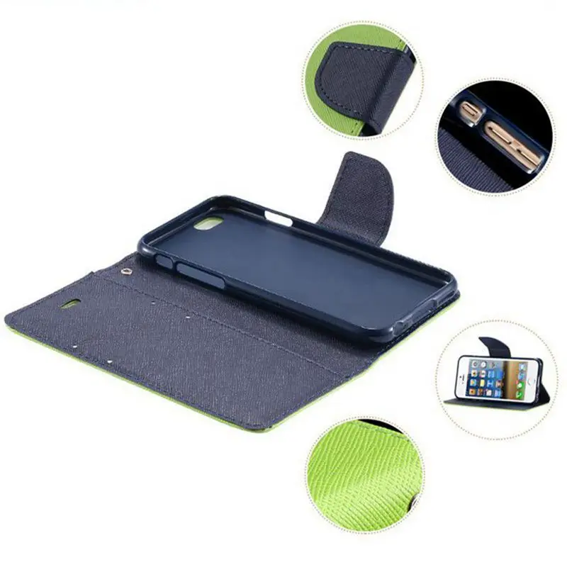 Чехол из искусственной кожи KISS С Откидывающейся Крышкой и бумажником чехол для