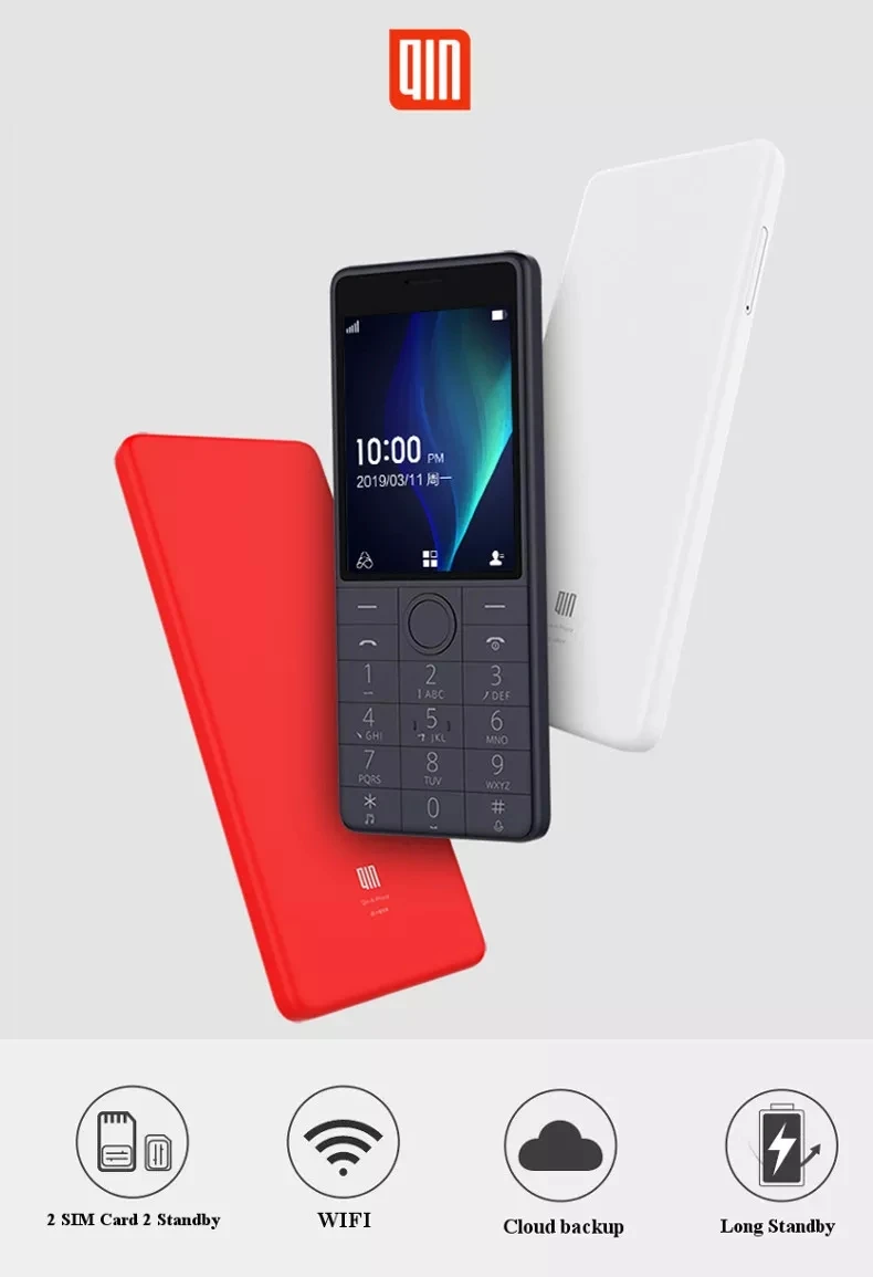 Xiaomi Qin 1S+ VoLTE 4G сеть Wifi 4G+ 512MB 2,8 дюйма 1480mAH bluetooth 4,2 инфракрасный пульт дистанционного управления gps Две sim-карты английский