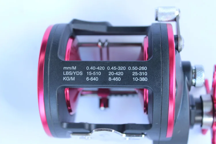 Катушка для рыбалки лодки катушка троллинга большая игровая литая соленой воды