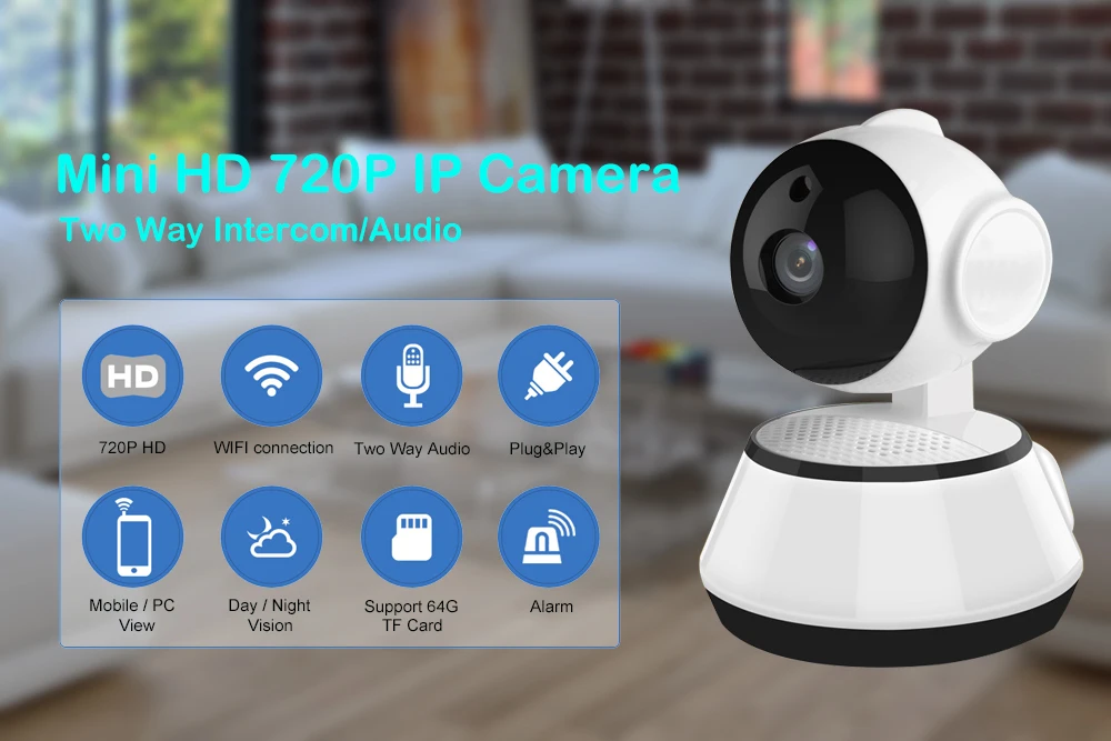 WOFEA домашняя IP камера безопасности Беспроводная Смарт WiFi камера Wi-Fi аудио запись наблюдения детский монитор HD мини CCTV камера iCSee