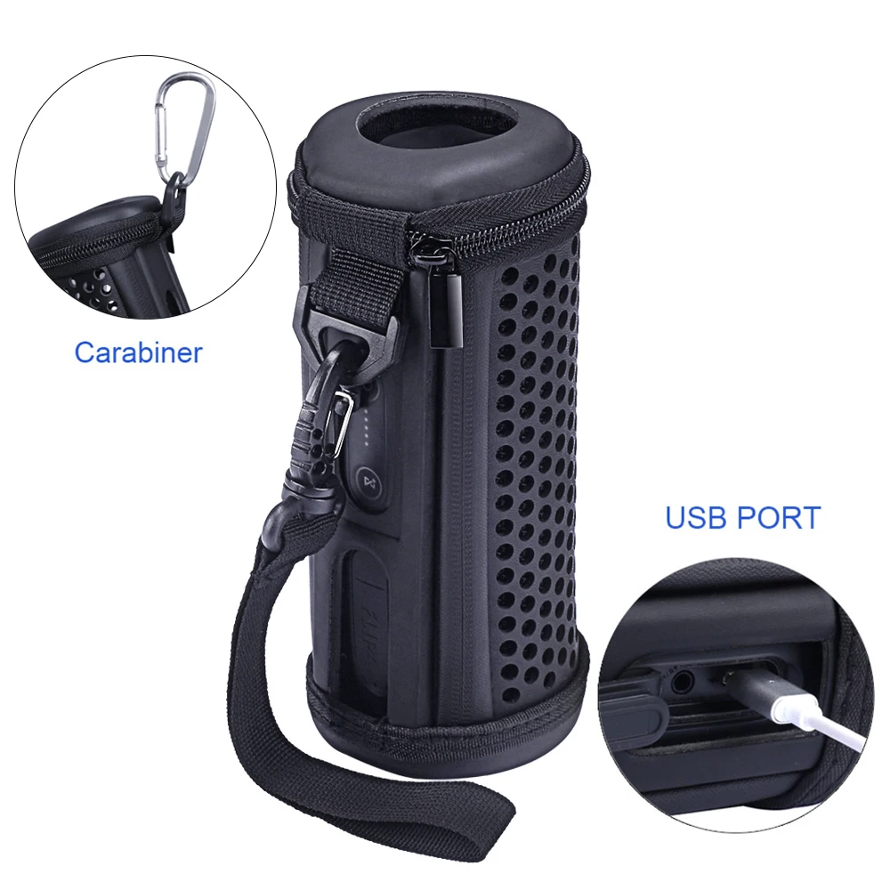 

2018 Newest PU Carrying Sleeve Travel Pouch Bag Protective Cover Case for JBL Flip 4 Flip4 Waterproof Portable Bluetooth Speaker
