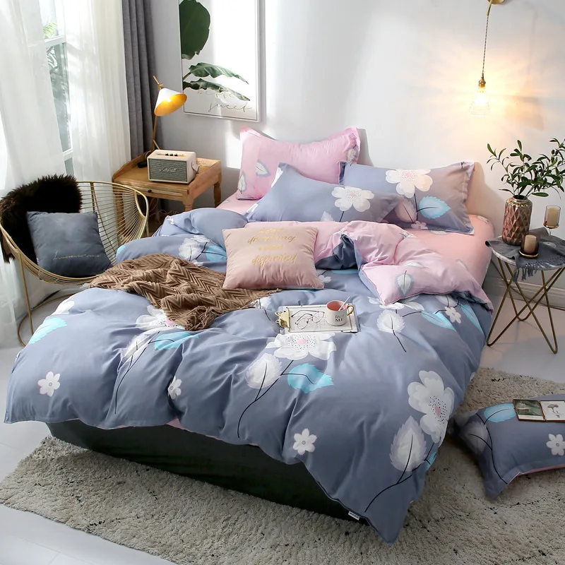 Adult Kids Child Soft Cotton Bed Linen 3/4pcs Bedding Set Quilt Comforter Duvet Cover Single Full Queen King Big Size Bedspreads | Дом и сад