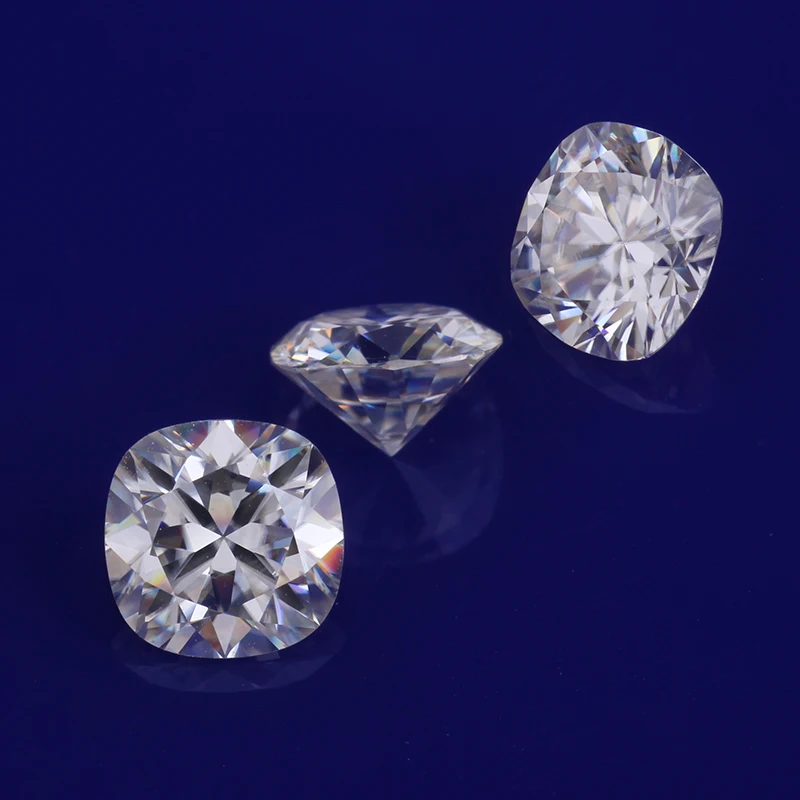 Камни для изготовления ювелирных украшений в форме подушки с бриллиантовой