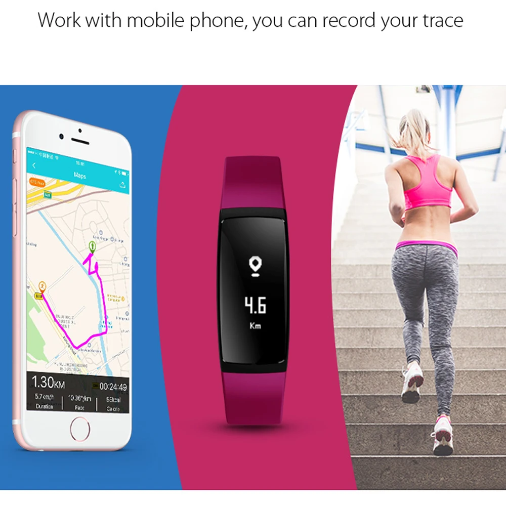 V07 часы браслет для измерения артериального давления cardiaco relogios fitband montre cardio poignet