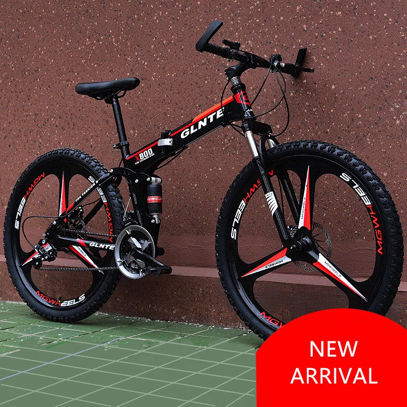 Billig Neue Marke Berg Fahrrad Carbon Stahl Rahmen 21/24/27 Geschwindigkeit 26 Zoll Rad Disc Brems Faltrad Outdoor Sport Bicicleta