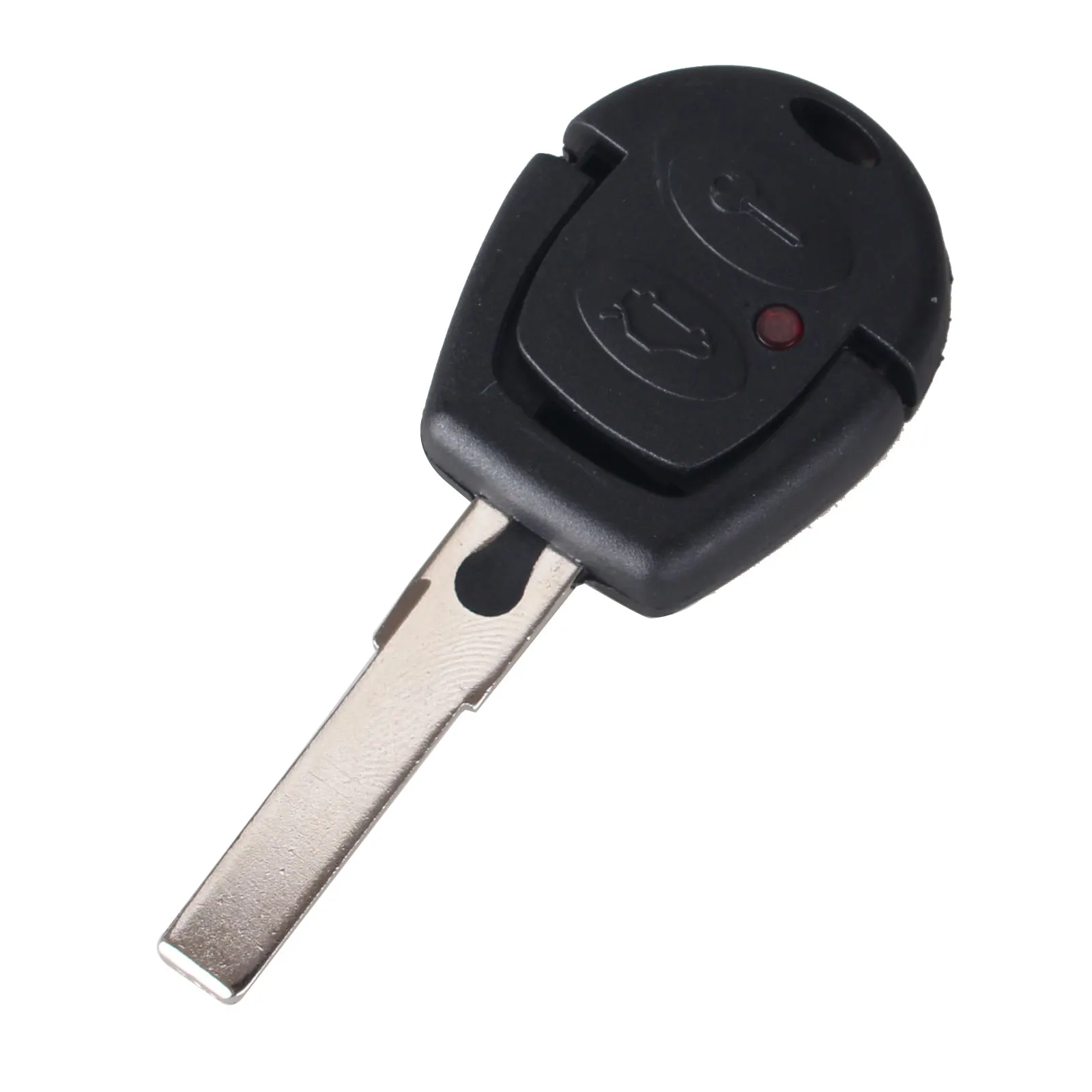 Чехол KEYYOU для дистанционного ключа автомобиля для VW Polo Golf Jetta Sharan Seat Leon SKODA FABIA OCTAVIA с 2 кнопками на выбор - Количество кнопок: uncut