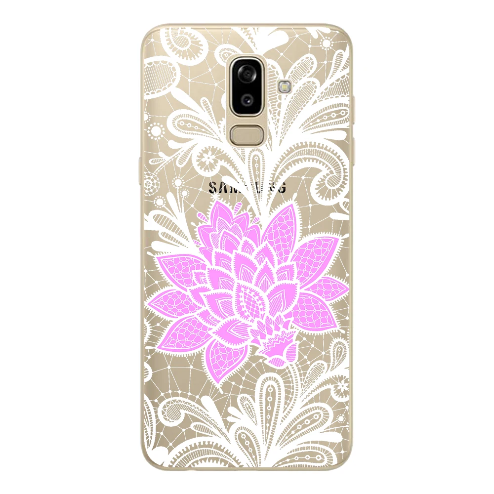 Мягкий чехол из ТПУ Funda для Samsung Galaxy J3 J5 J7 2017 года J4 J6 J8 2018 ЕС силиконовый мандала