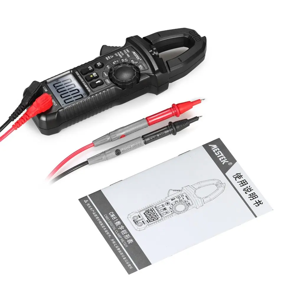 

Professional Digital Clamp Meter True RMS LCD Multimeter clamp meter AC/DC Voltage AC Current Continuity Tester