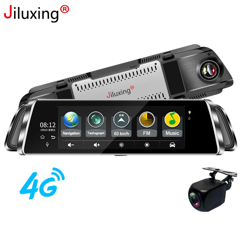 Jiluxing D08S 4G ADAS Автомобильный видеорегистратор Камера FHD 1080P Android GPS навигация