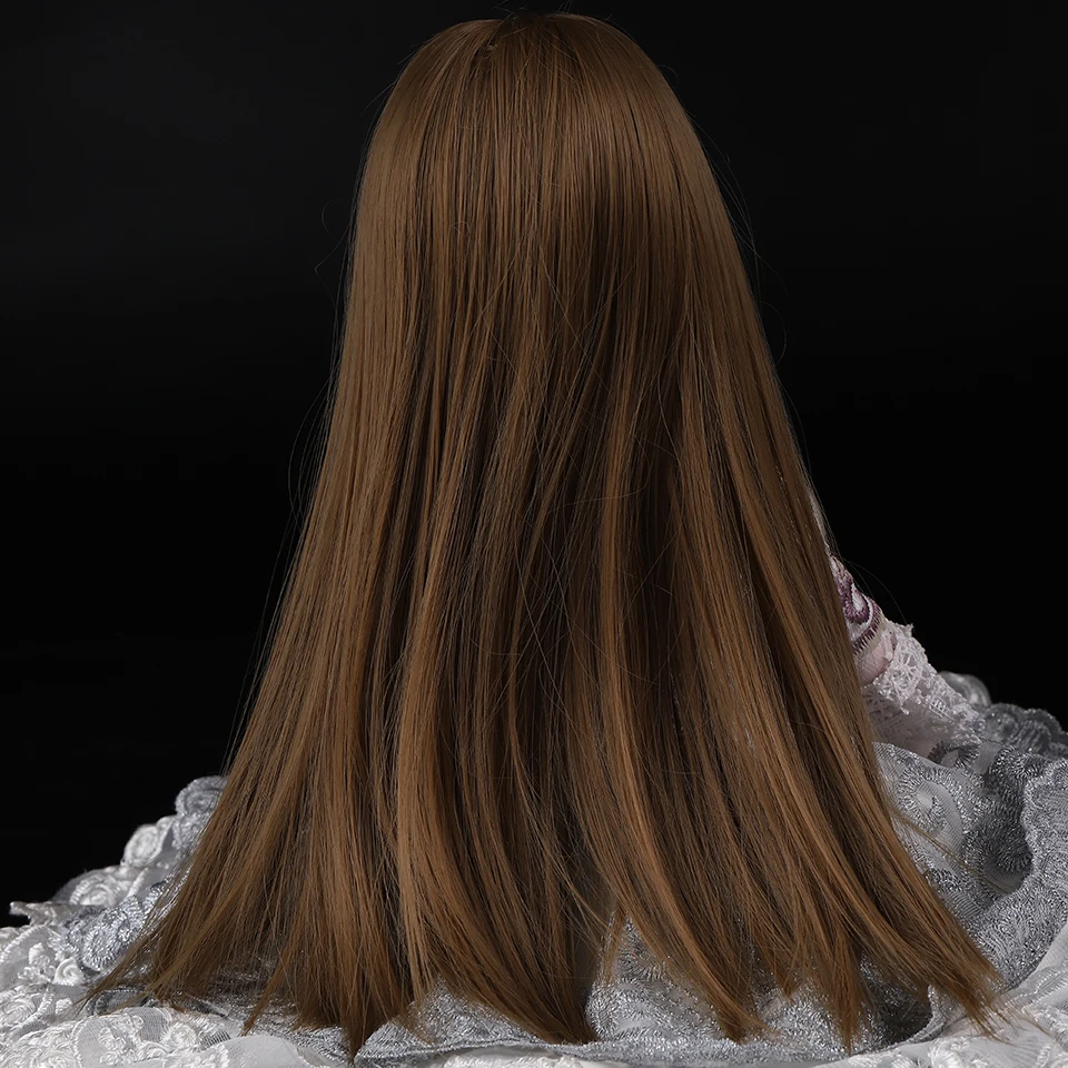 Cataleya 1/3 1/4 BJD волосы высокая температура длинные серые прямые и Курчавый BJD парик SD для BJD куклы