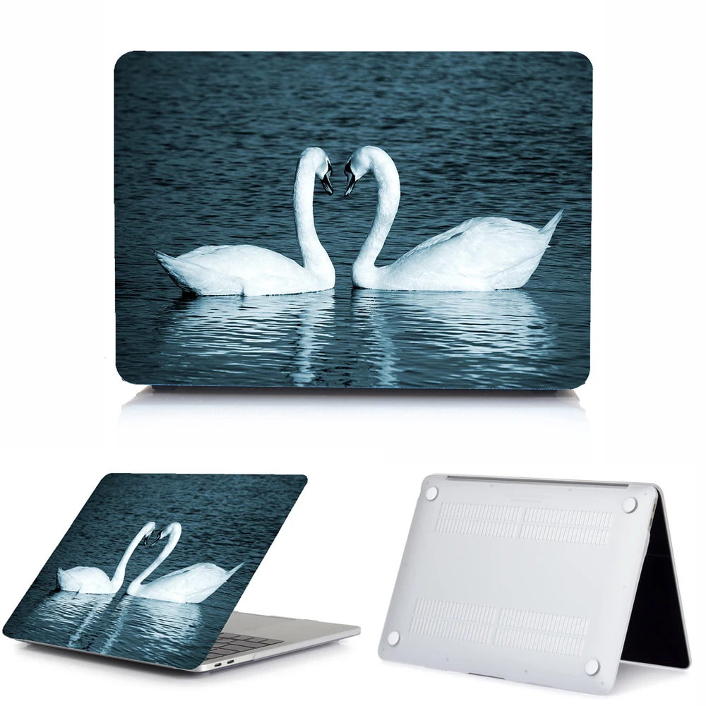 dongwu007 Чехол для ноутбука Apple MacBook Touch ID A1932, Air Pro retina 11 12 13 15 для mac book Pro 13,3 15 Touch Bar+ чехол для клавиатуры - Цвет: dongwu007