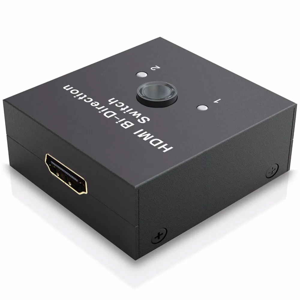 Двунаправленный адаптер HDMI 2 0 стандарта 2x1 1x2 Ultra HD 4K двунаправленный