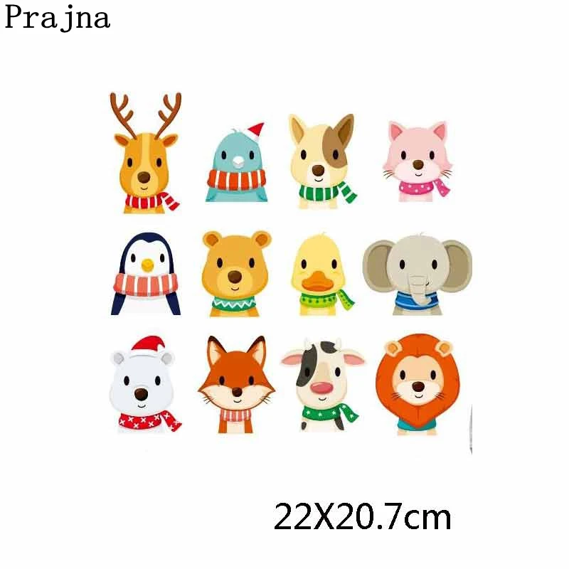 Коричневый Prajna, с единорогом, кошкой, машинкой, совой, тепло, переводится на уровень, моющиеся наклейки на одежду, сделай сам, футболка, украшение, аппликация, железо на переводе - Цвет: Коричневый