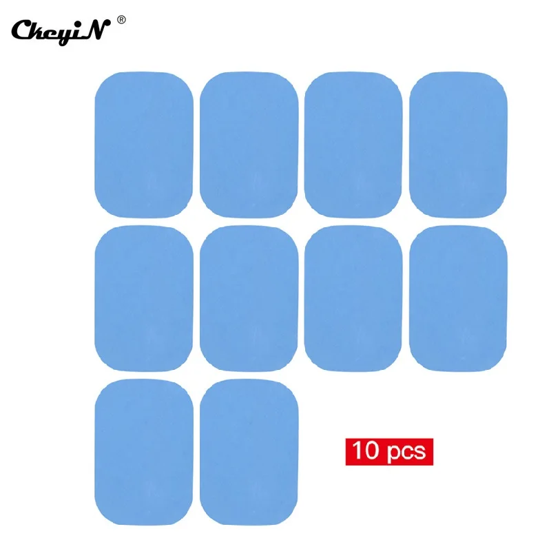 10 pcs(5packs) 20 шт. 10 шт. Сменные гелевые прокладки листы для EMS Abs жиросжигатель машина пояс потеря веса стимулятор мышц Тренажер гель патч PJ - Цвет: 10 pcs(5packs)