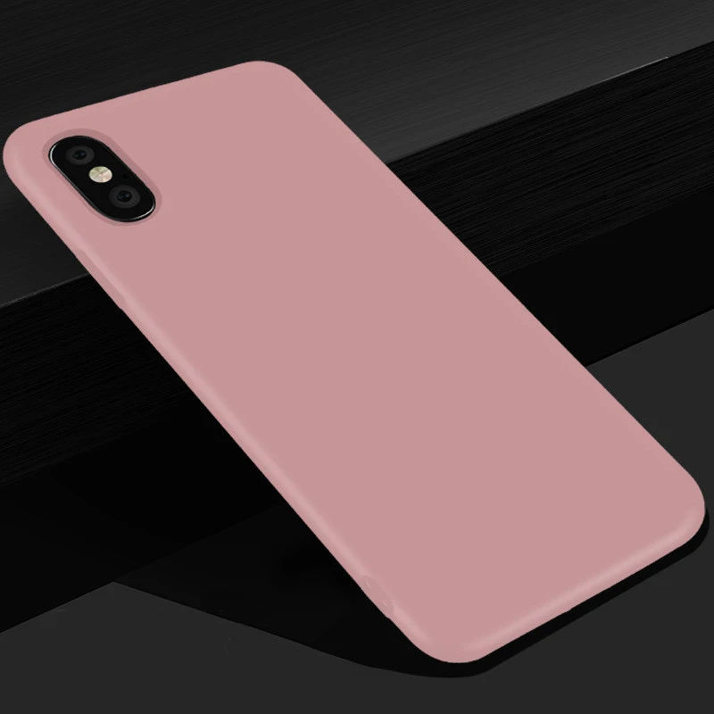 Чехол для iPhone XS Max чехол s X S XR силиконовый матовый мягкий милый Оригинальный