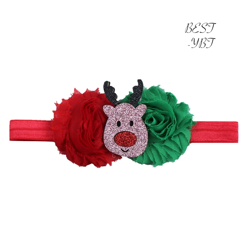 Повязка на голову детская с Санта Клаусом|elastic hairband|christmas hair accessorieshair accessories |
